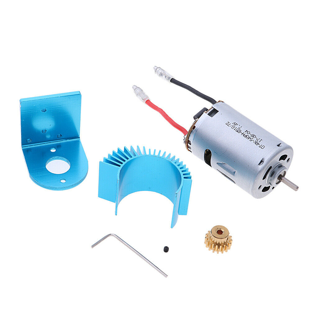 RC car repair accessories (motor + heat sink + bracket) for WLtoys 12428