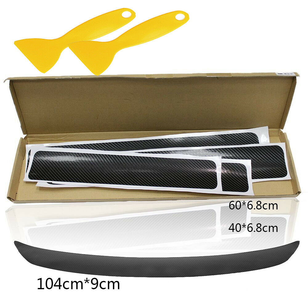 5x Car Door Pedal Rear Bumper Trunk Tail Lip Anti Scratch Protect Stickers Cover