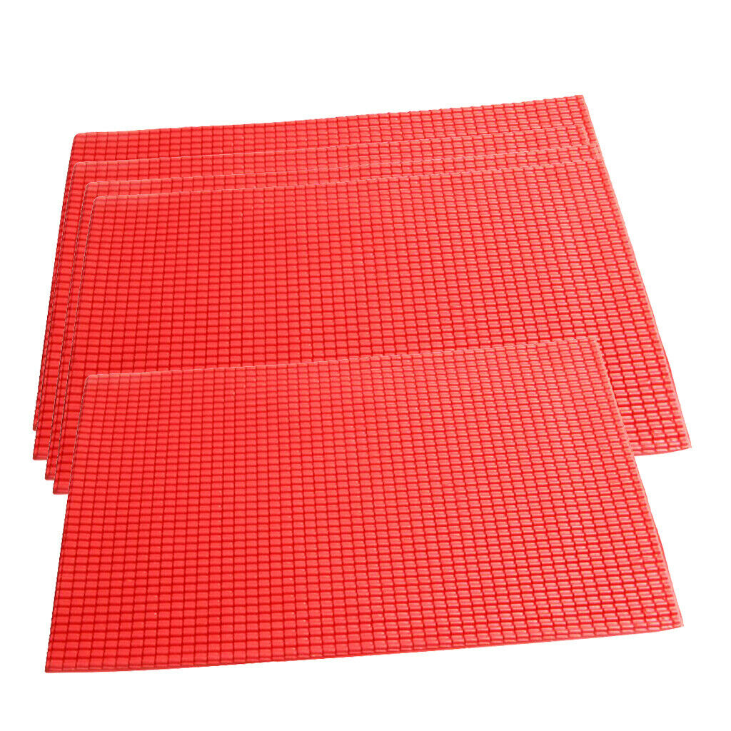 Set Of 5 Plastic Plates Plastic Plates DIY Plank DIY Building Architecture