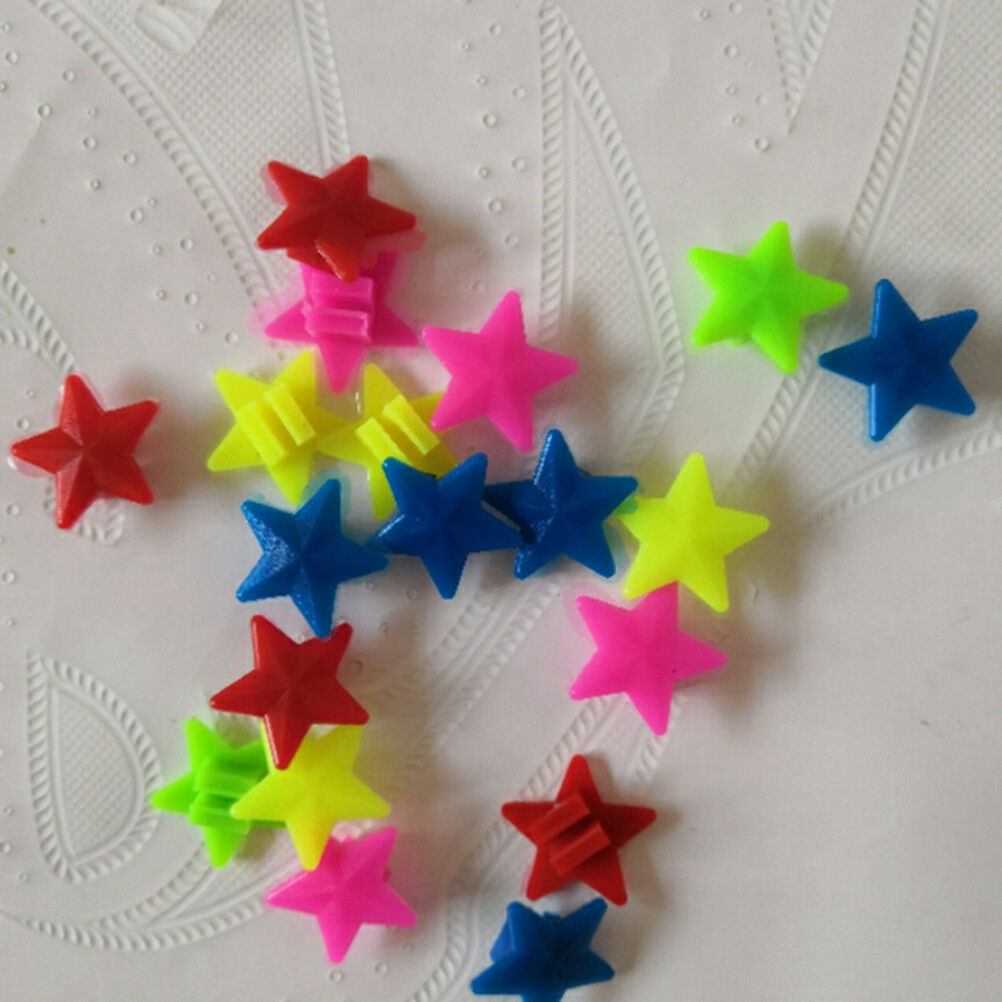 Bicycle Bike Wheel Plastic Spoke Bead Children Kids Clip Colored Decoratio.l8