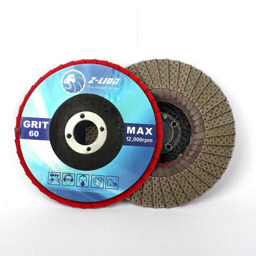 Angle Grinder Flap Sanding Disc Grinding Wheel Brush Sand Rotary 60# 100mm