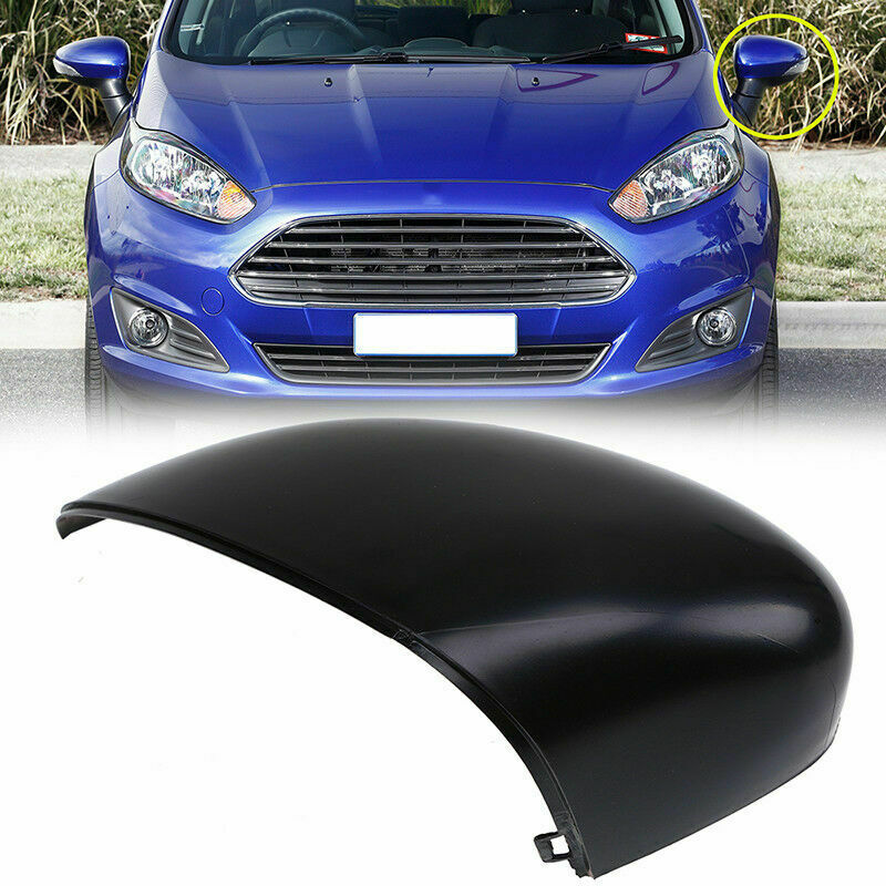 Fit Ford Fiesta 2011-2017 16 Left Driver Side Rear View Mirror Cover Matte Black