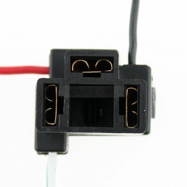 H4 Headlight Connector Extension Plug Adapter Socket New