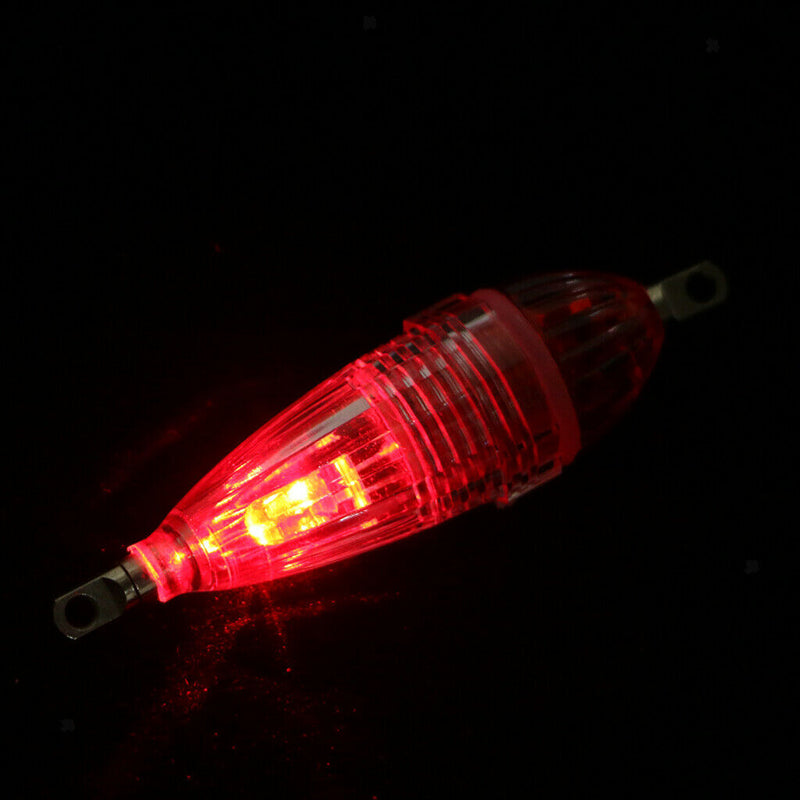 LED Deep Drop Underwater Fishing Squid   Lure Light Flashing Red