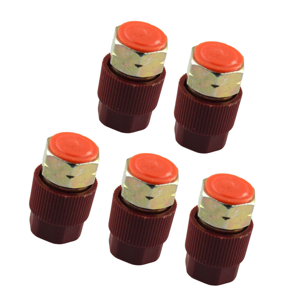 5 Pieces AC A/C Charging 3/8 High Side