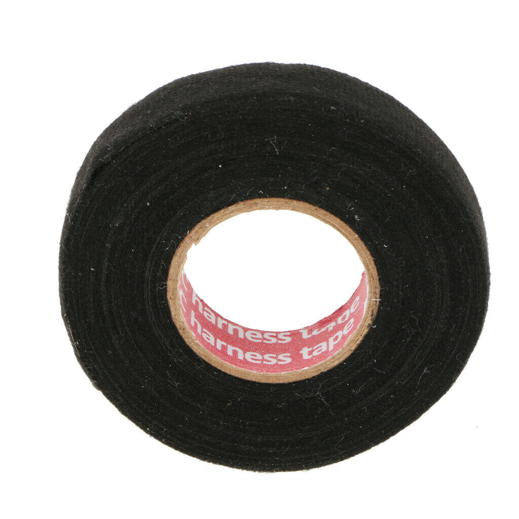 100x8mm Adhesive Cloth Fabric Tape Cable Loom Wire Harness Wrap For Car Auto