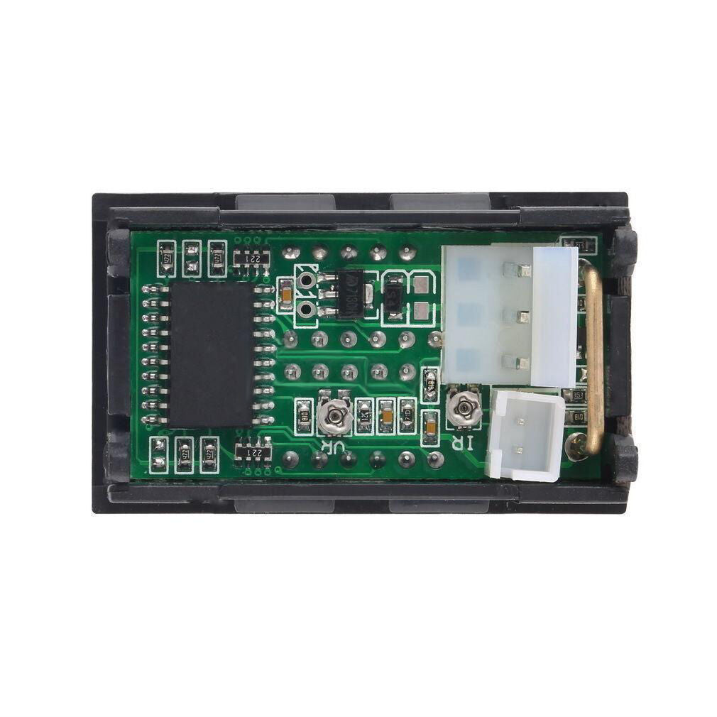 Dual Display LED DC 100V 10A Digital Voltmeter Ammeter Panel Amp Volt Gauge New