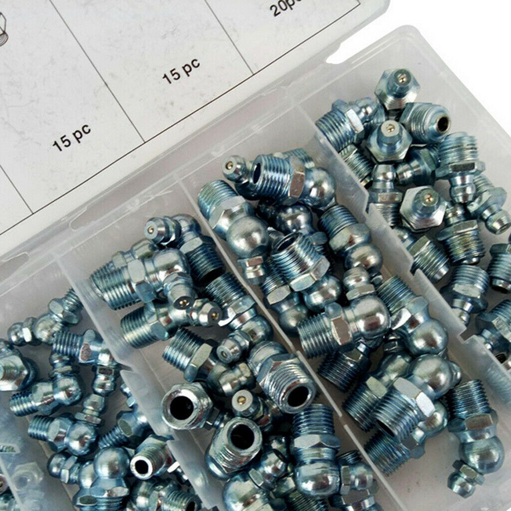 110tlg Grease Nipple Assortment Conical Grease Nipple, M6 M8 And M10