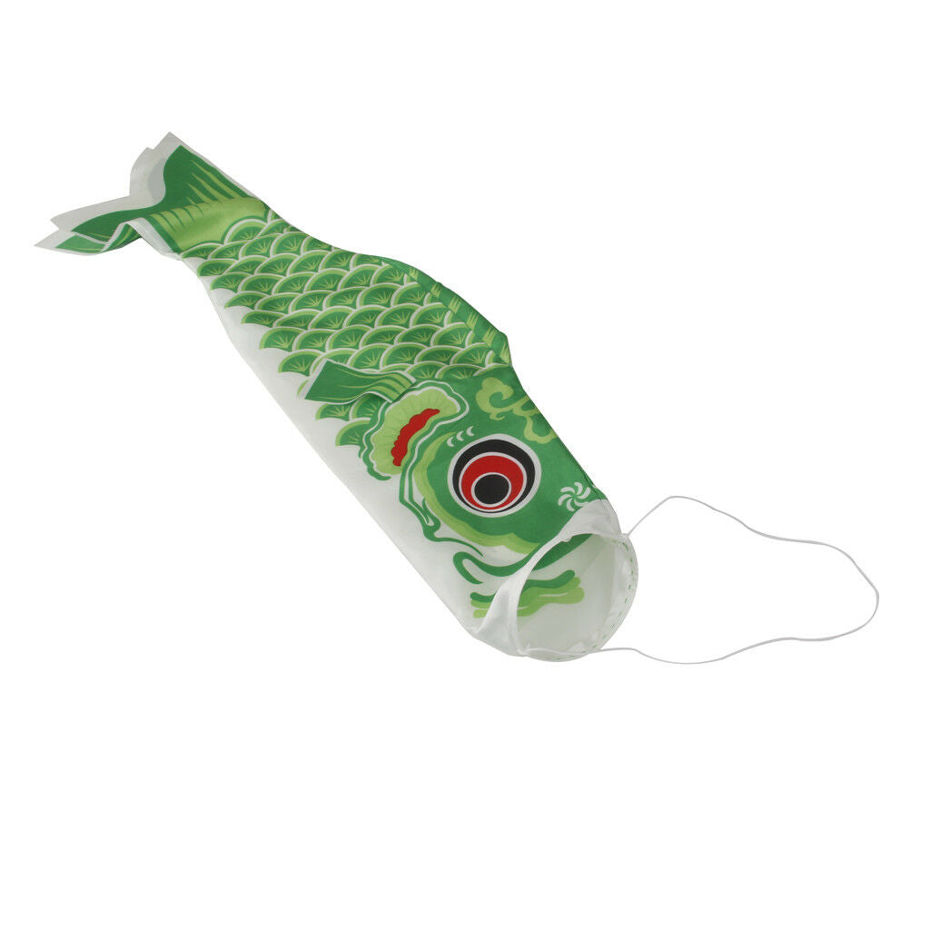 150cm Japanese Carp Windsock Streamer   Flag Kite Nobori Koinobori Green