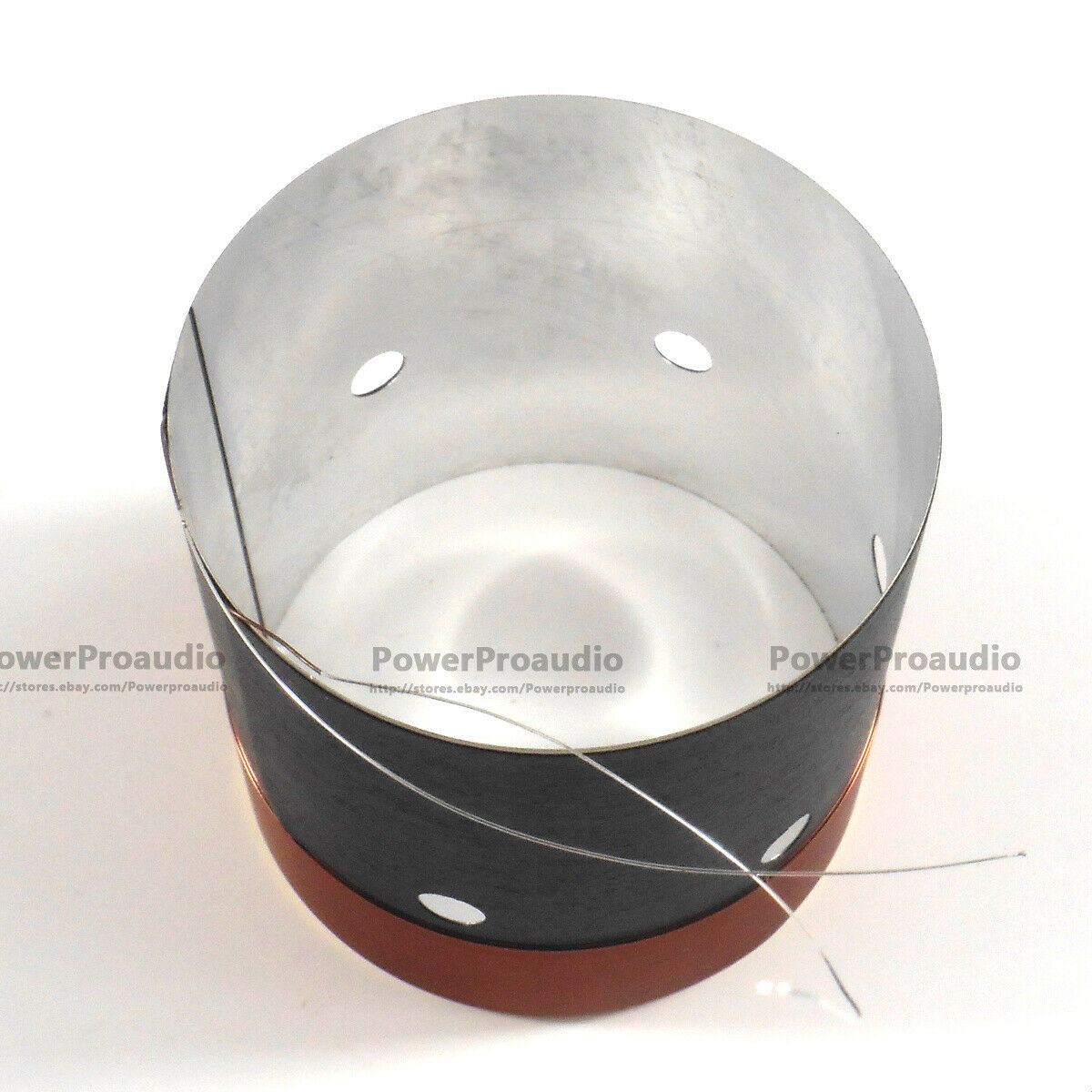 2pcs 64MM Bass Voice Coil Woofer white Aluminum High Power For 15 inch Woofer
