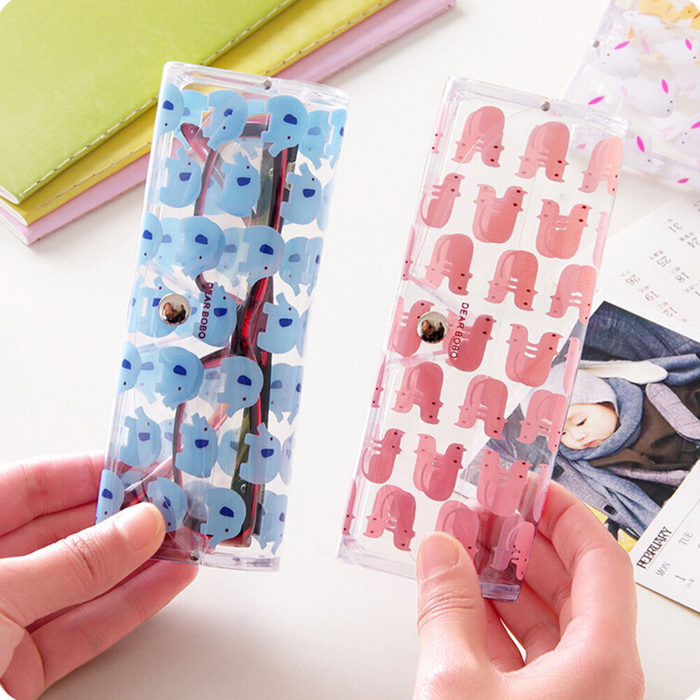 Cute Clear Sunglasses Glasses Case Spectacle Storage Protection Carry Box GXY SJ