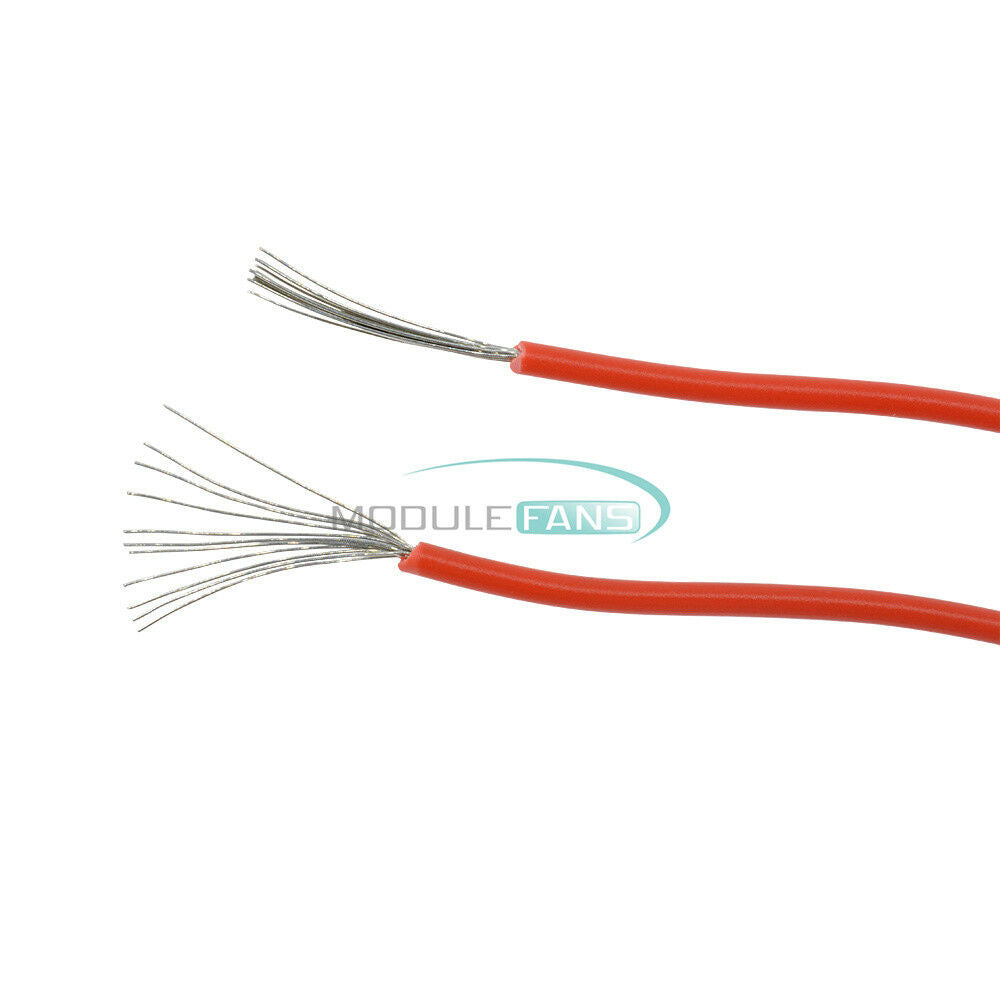 Red UL-1007 24AWG Hook-up Wire 80°C / 300V 10M Cord Hook-up DIY Electrical M