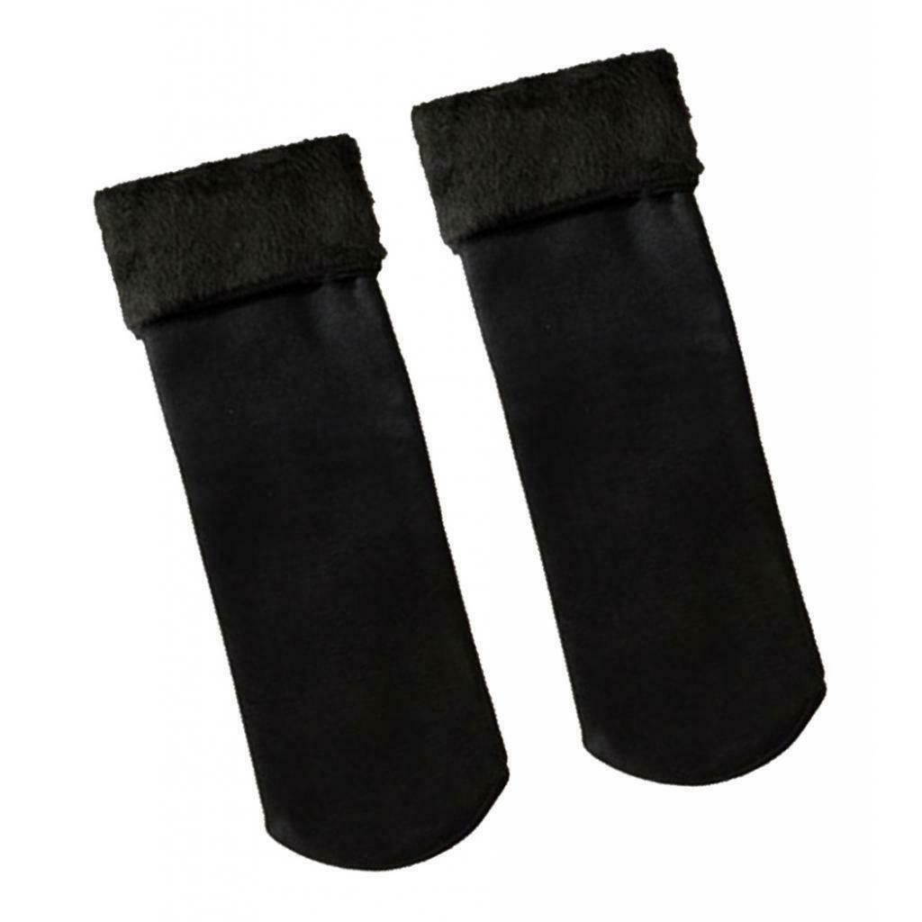 Women's Thick Slipper Socks Winter Fuzzy Soft Cozy Indoor Thermal Crew Socks