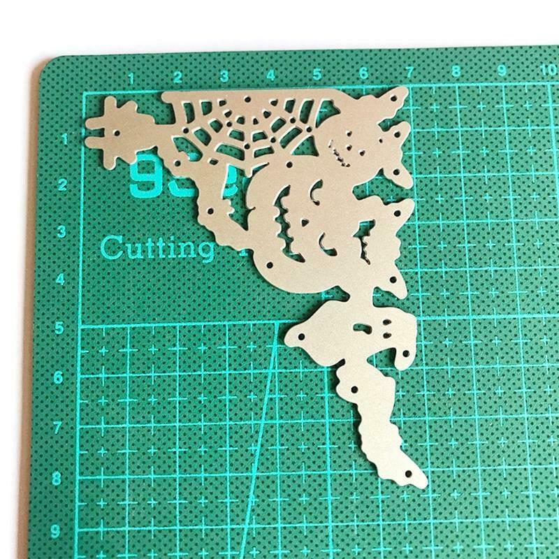 Halloween Corner Metal Cutting Dies Stencil DIY Scrapbooking Album Paper Card