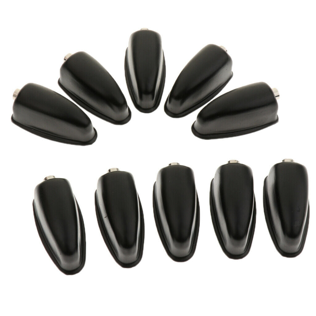 Snare Bass Drum Lugs Hardware with Spring Made of Alloy for Drum Black
