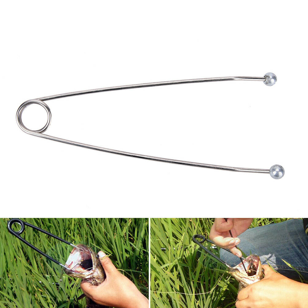 18cm Fishing Accesories Piler Opener Metal Lip Fish Gripper Fishing Lure To KX