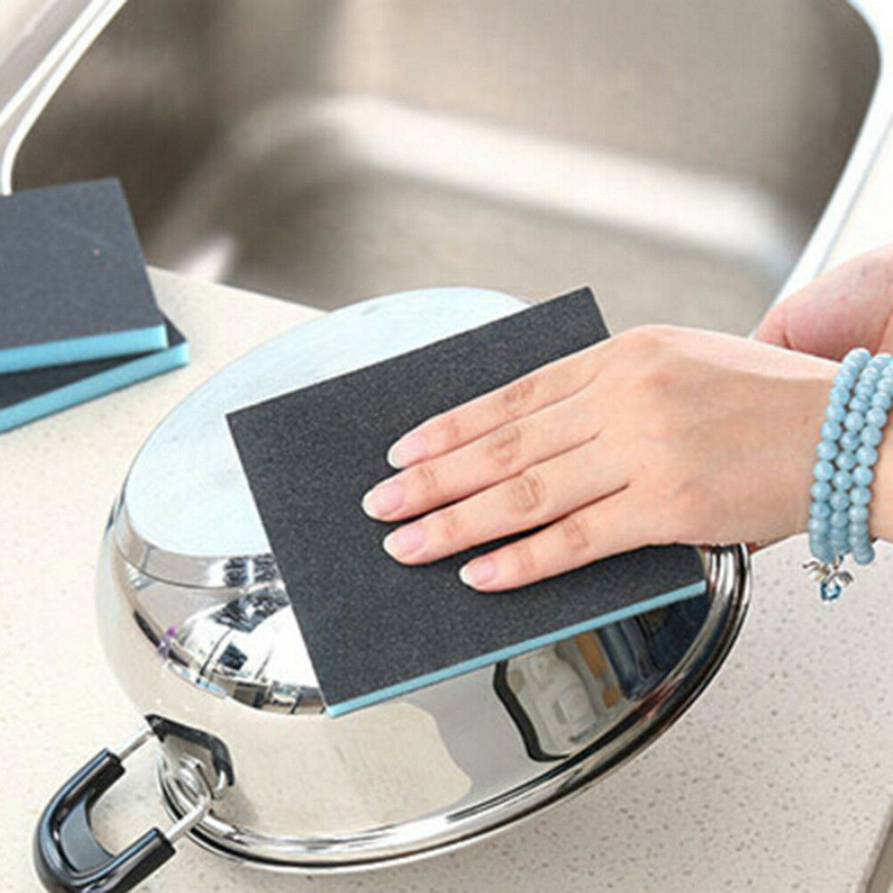 Nanometer Diamond Sand Magic Sponge Descaling Kitchen Home Cleaning Brush.l8