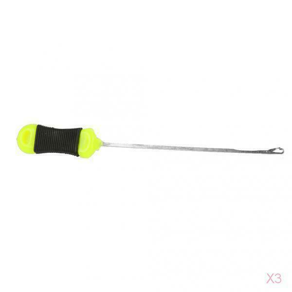 3x Crochet Hook Needles Metal Interlocking  DIY Tool Plastic Handle
