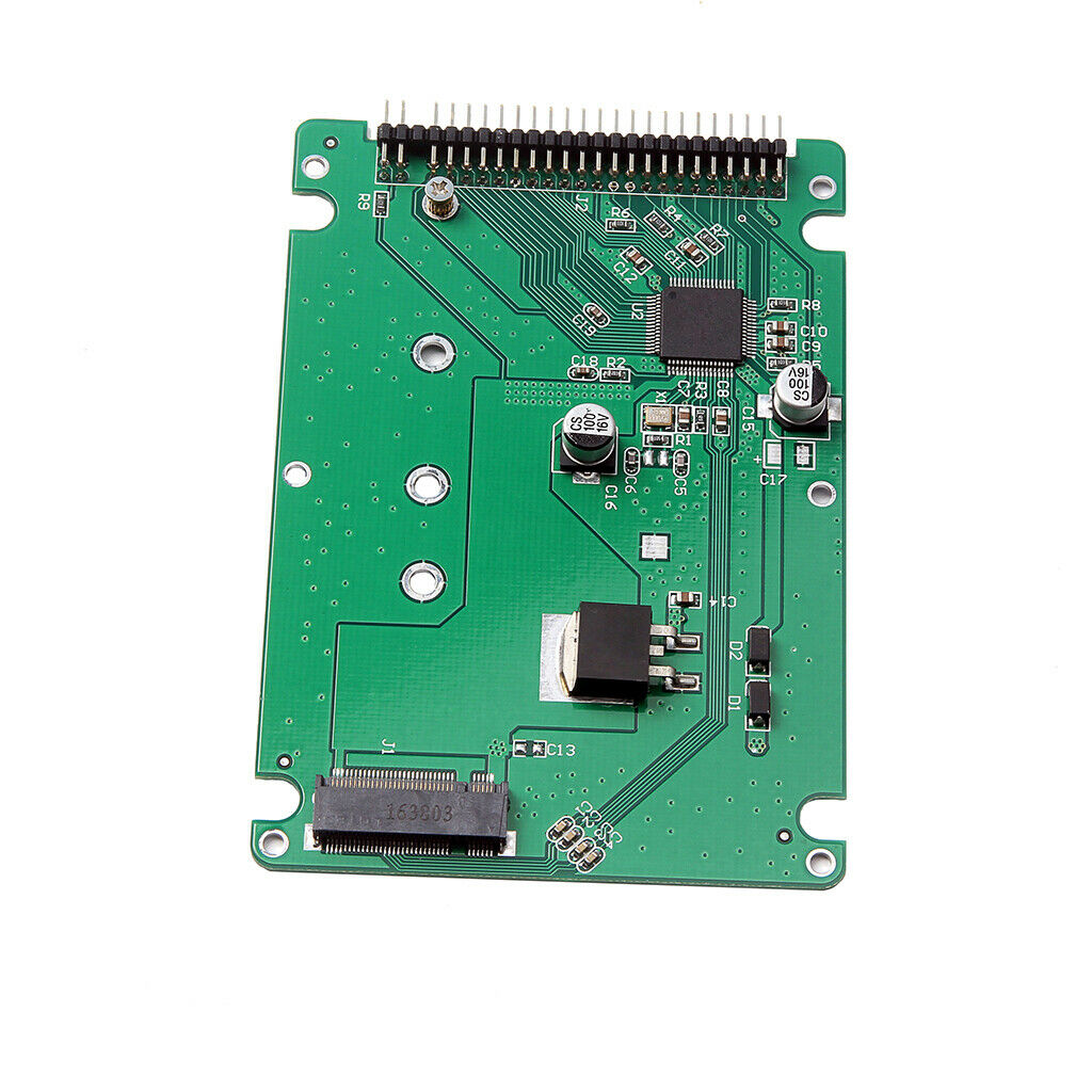 Riser Card M.2 NGFF (SATA) SSD to 2.5" IDE Converter Adapter Card with Case