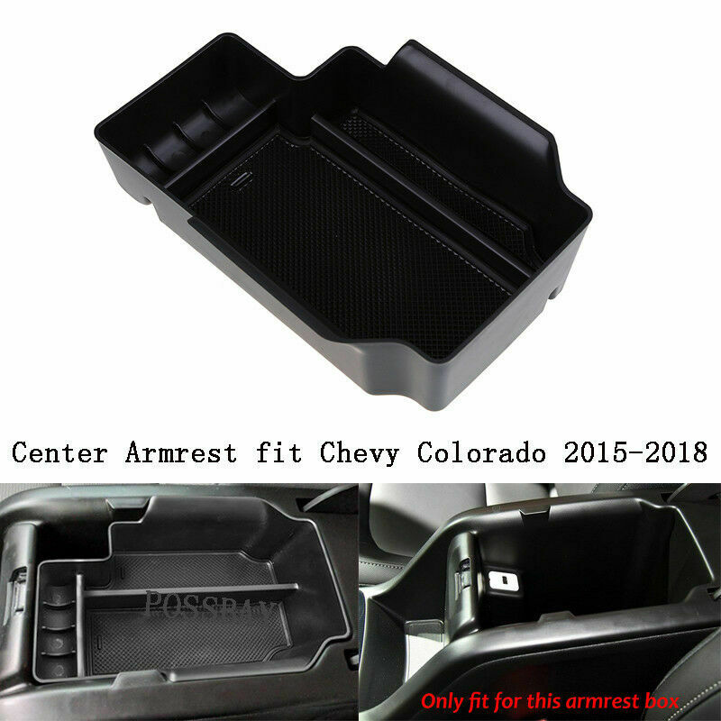 Car Center Console Armrest Storage Box Case Container For Chevy Colorado 2015-18