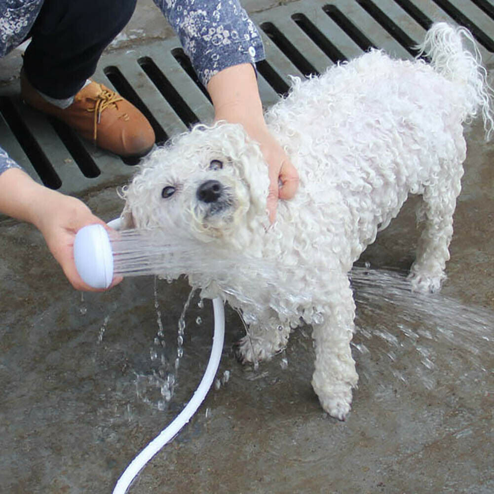 1.30m Pet Shower Hose Spray Handheld Sink Bath Shampoo Sprayer Shower Head
