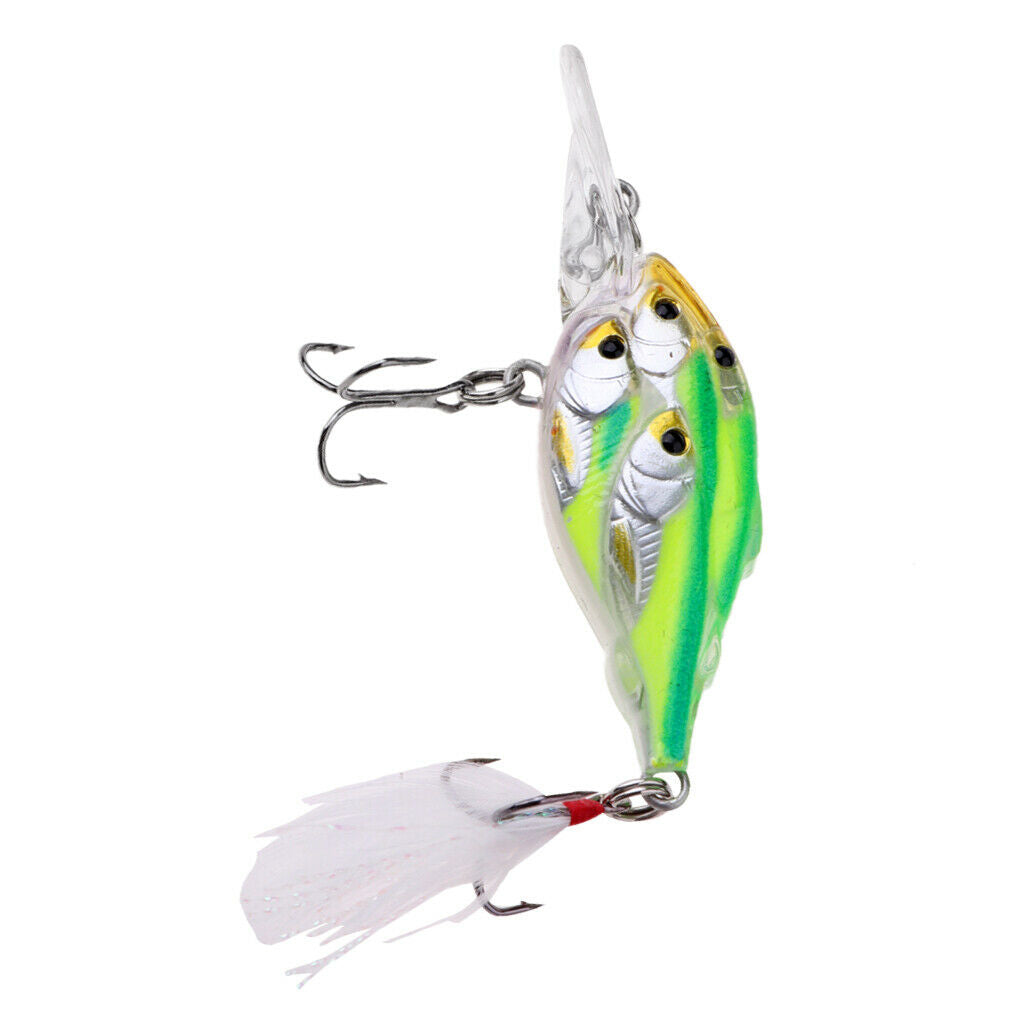 Fishing Line Winder Fishing Lures Baits Minnow Baits Crankbait Tackle Green