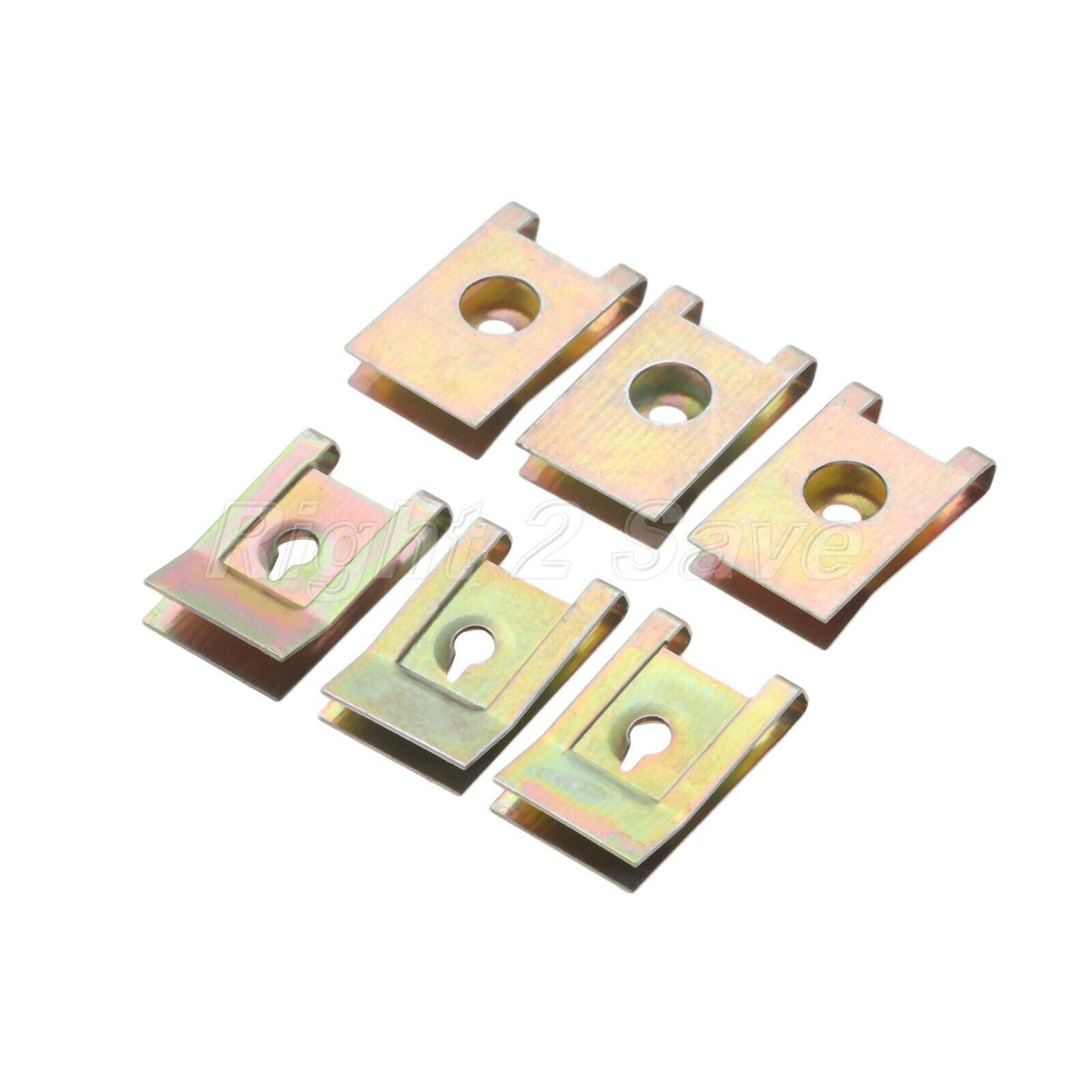 20pcs Car Fastener Clips Screw Bolts Nut Fastener Clips Fender Bumper Plate 3mm