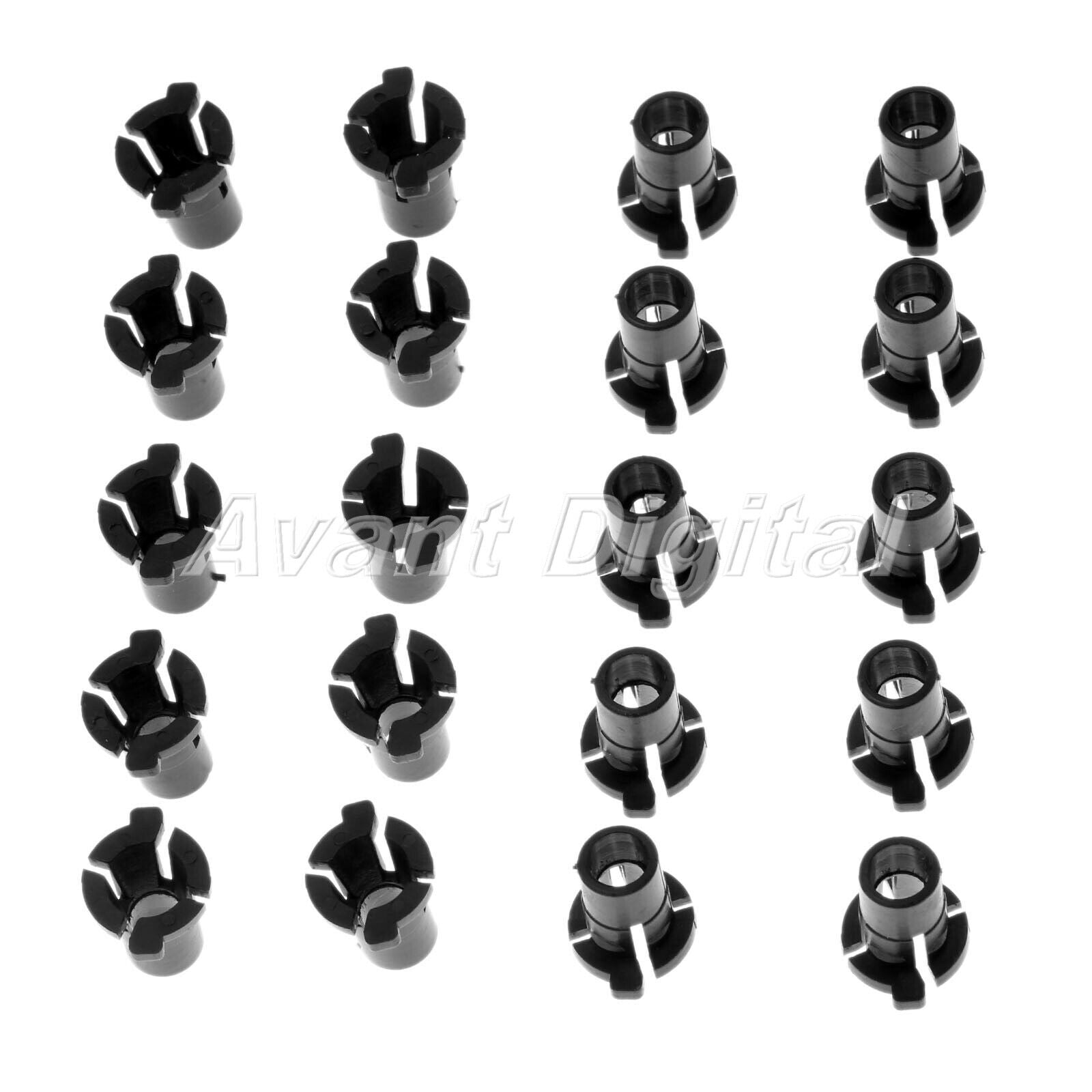 20Pcs Clip Fastener Bumper Rivets Fender Fit for E30 3 E32 7 E34 5 Series