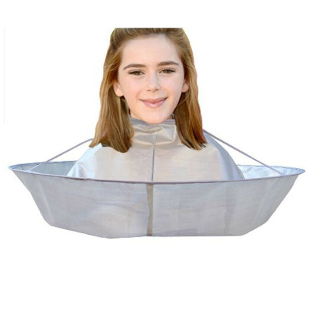 Hair Cutting Capes Cloak Umbrella Waterproof Hairdressing Hair Dyeing 27.55"