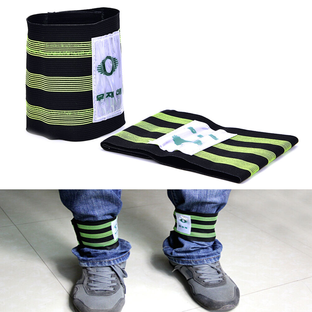 Hot 1 Pair Cycling Bike Bicycle Bind Elastic Trousers Pants Band Leg Str.l8