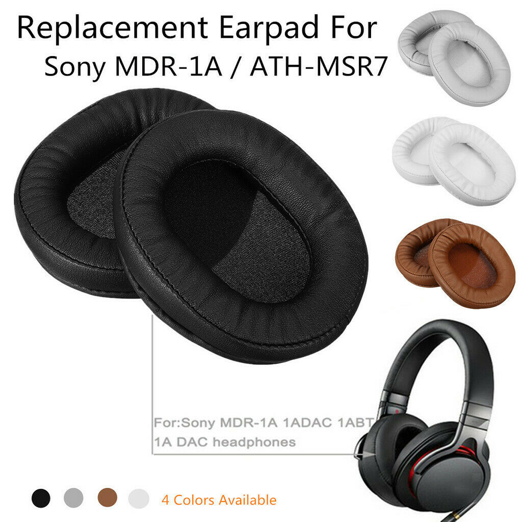 Premium Ear Pads Cushions Replacement Repair for  MDR-1A M50X Headphone Brown