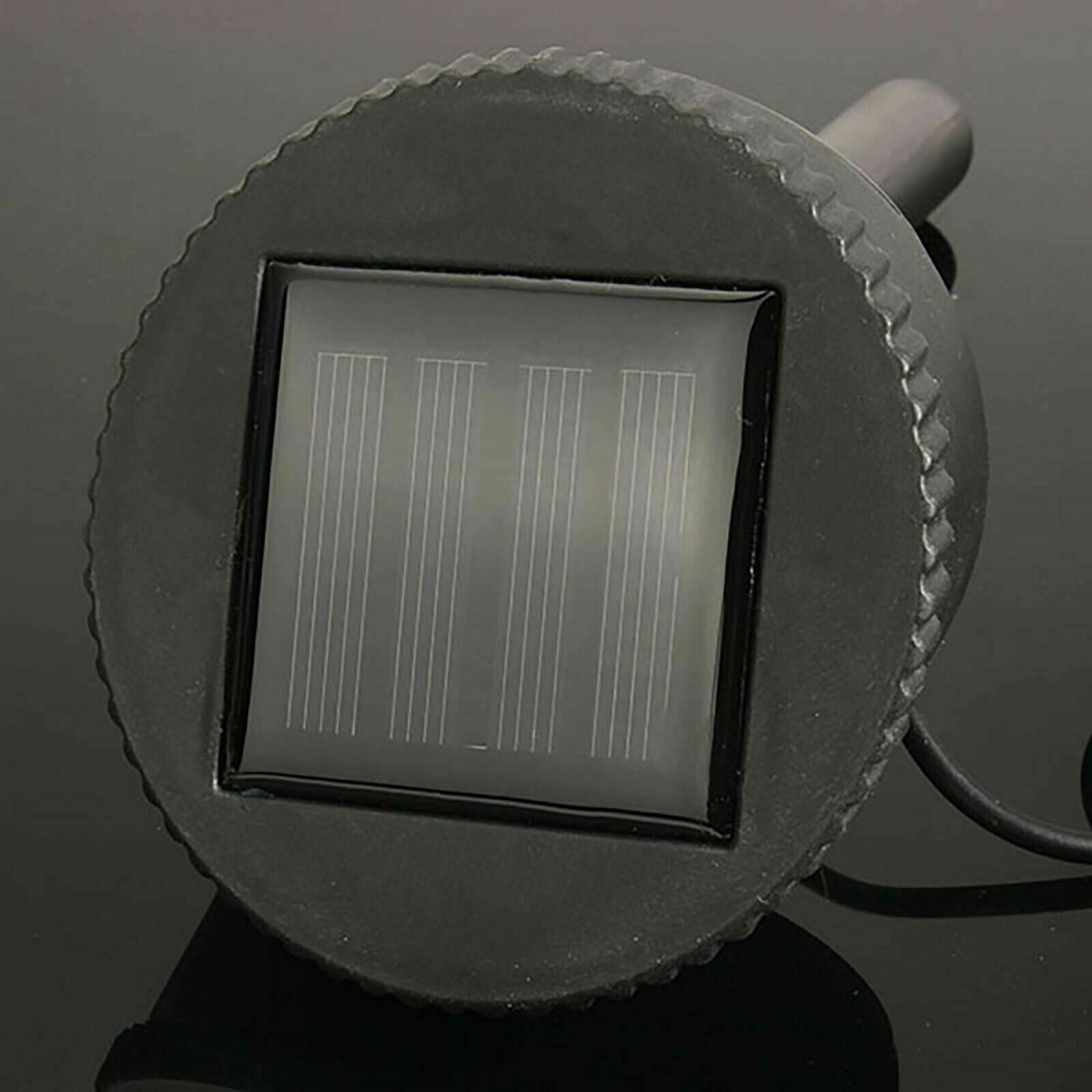 8pcs Waterproof White LED Outdoor Garden Solar Power Pathway Tube Lights Lamp