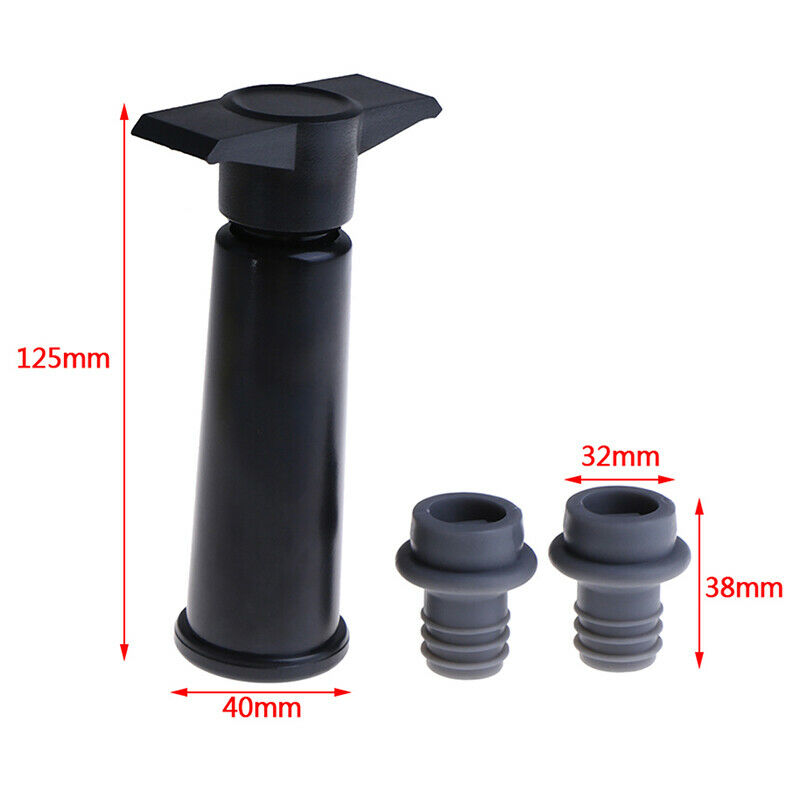 Silicone Wine Stopper 1 Pump+2 Caps Sealing Preserver Drink Bottle Hat Ca.l8