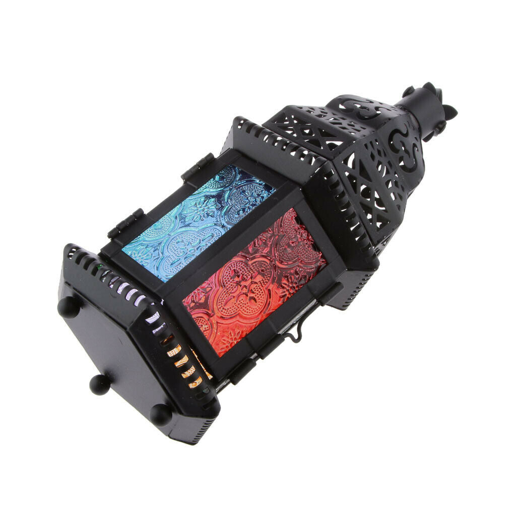 Metal Lock Moroccan Votive Candle
