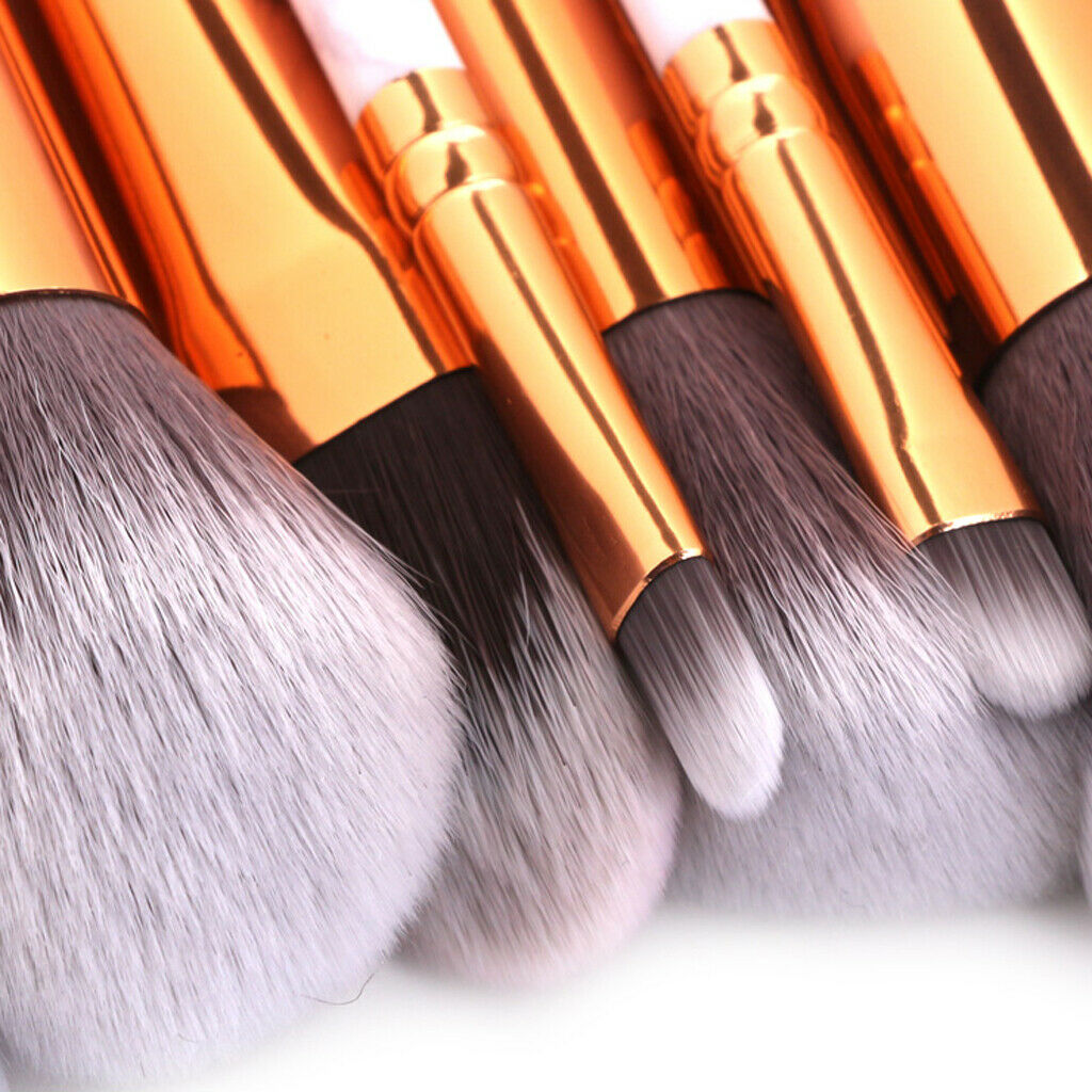 10x Marble Texture Handle Foundation Concealer Makeup Brush Cosmetic Tool