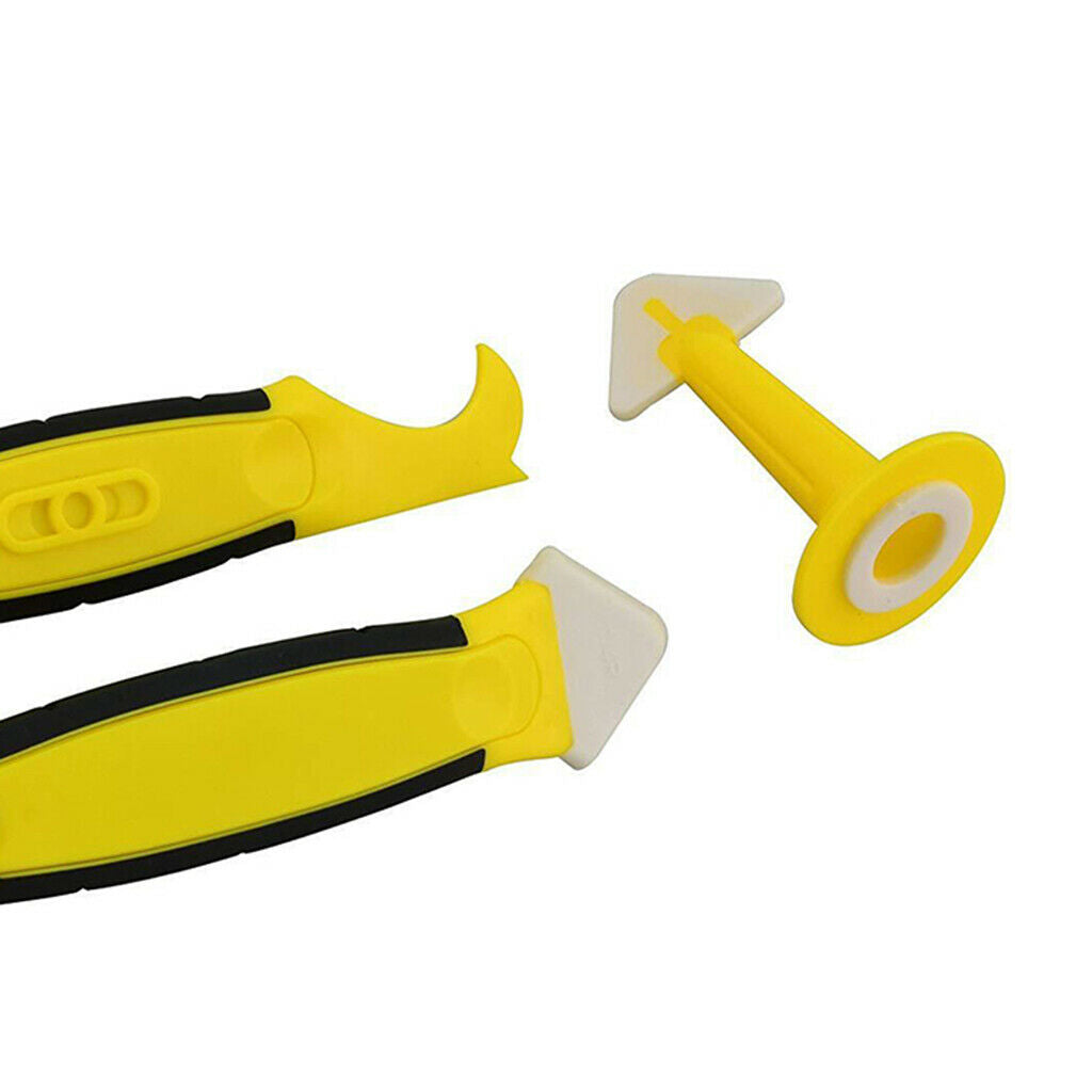 10pcs Silicone Scraper Caulking Grout Sealant Finishing Cleaning Kit Tool
