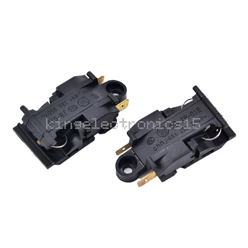 2X Electric Kettle Thermostat Switch 13A 2Pin Terminal Kitchen Appliance Parts