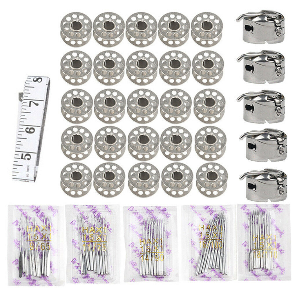 81Pcs Sewing Machine Needles Measuring Tape Complete Sewing Supplies Kit