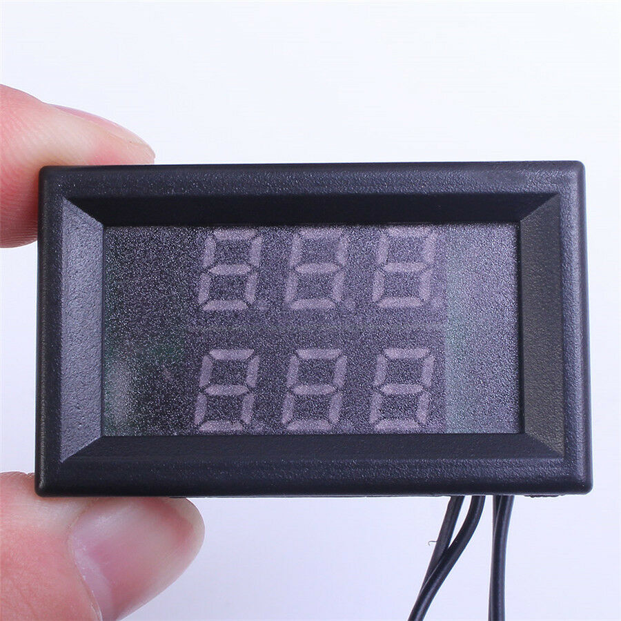 Dual Digital Intercooler Supercharger Temperature Gauge Sensor Air Charge Water