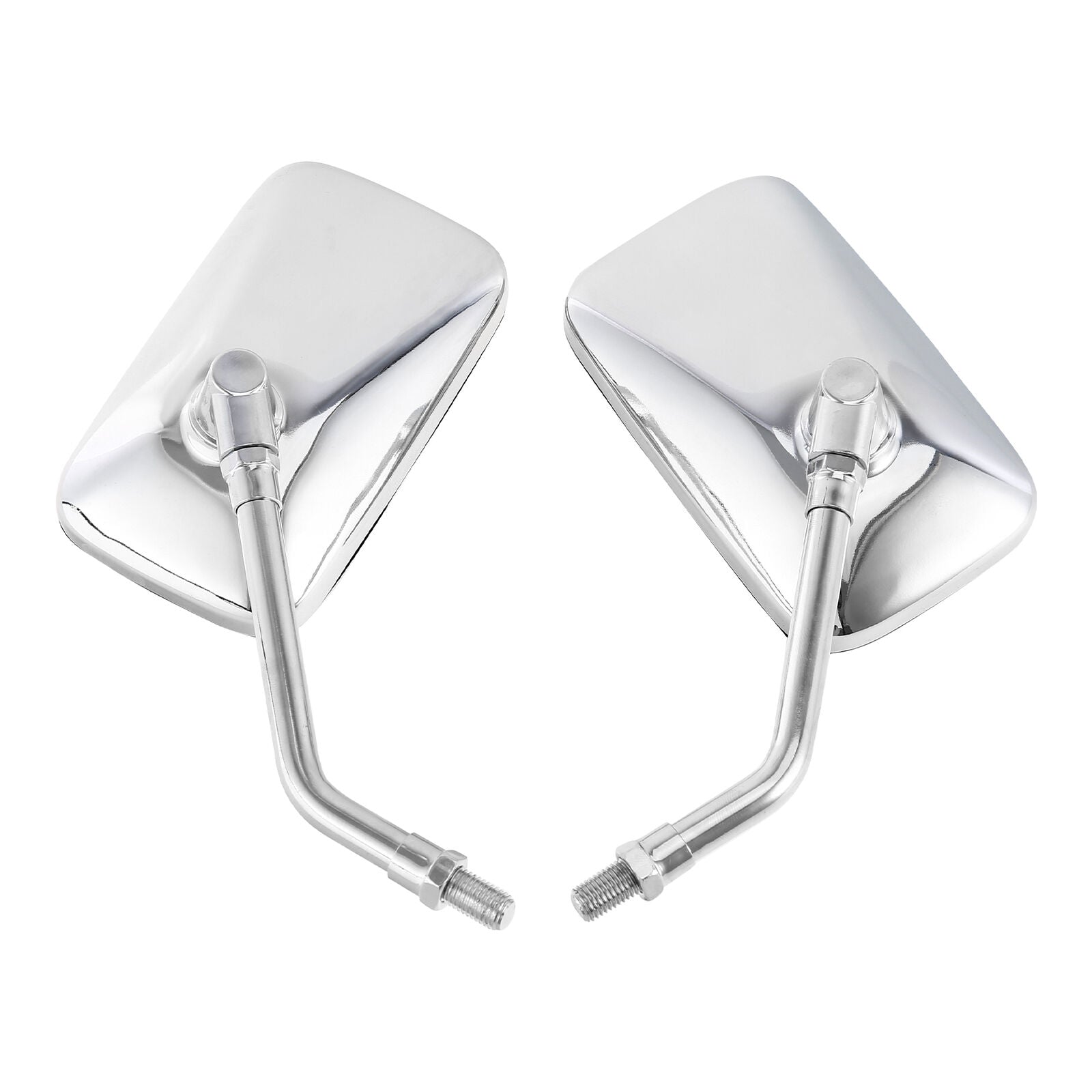 Motorcycle Rectangle Rear View Mirrors Fit For Yamaha XV1100 XVS1300 Scooter