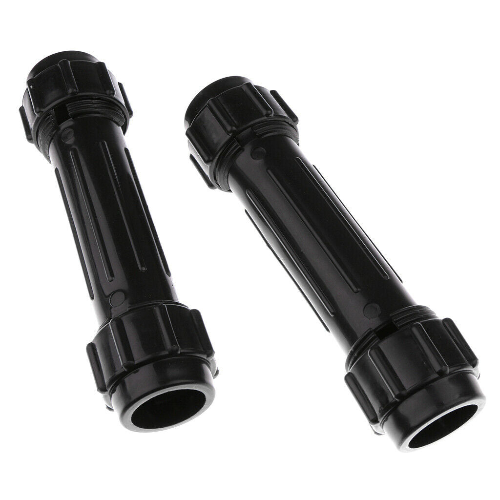 2 Pieces Screwed Joints For Kayak Canoe Inflatable Boat Paddles Black