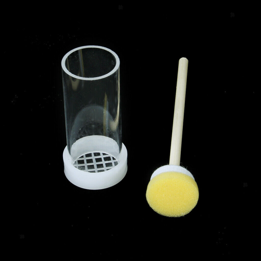 10pcs Bee Queen Cages + 10pcs Excluder Grid Tool  + Queen Marking Cage w Plunger