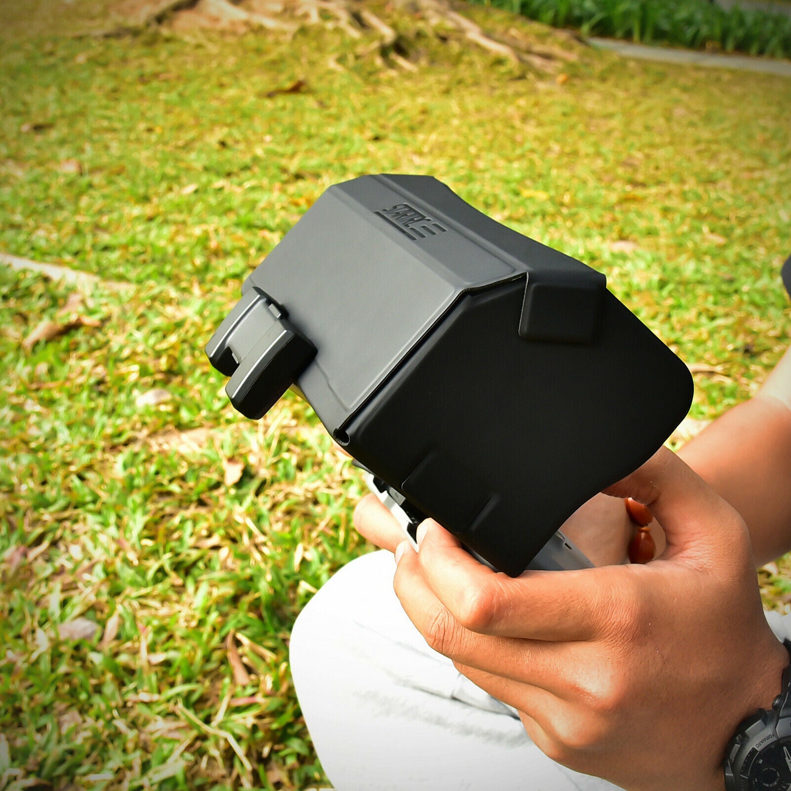 Portable Tablet Monitor Sun Shade suits for DJI Mavic AIR 2 Pro Mini 2 Black