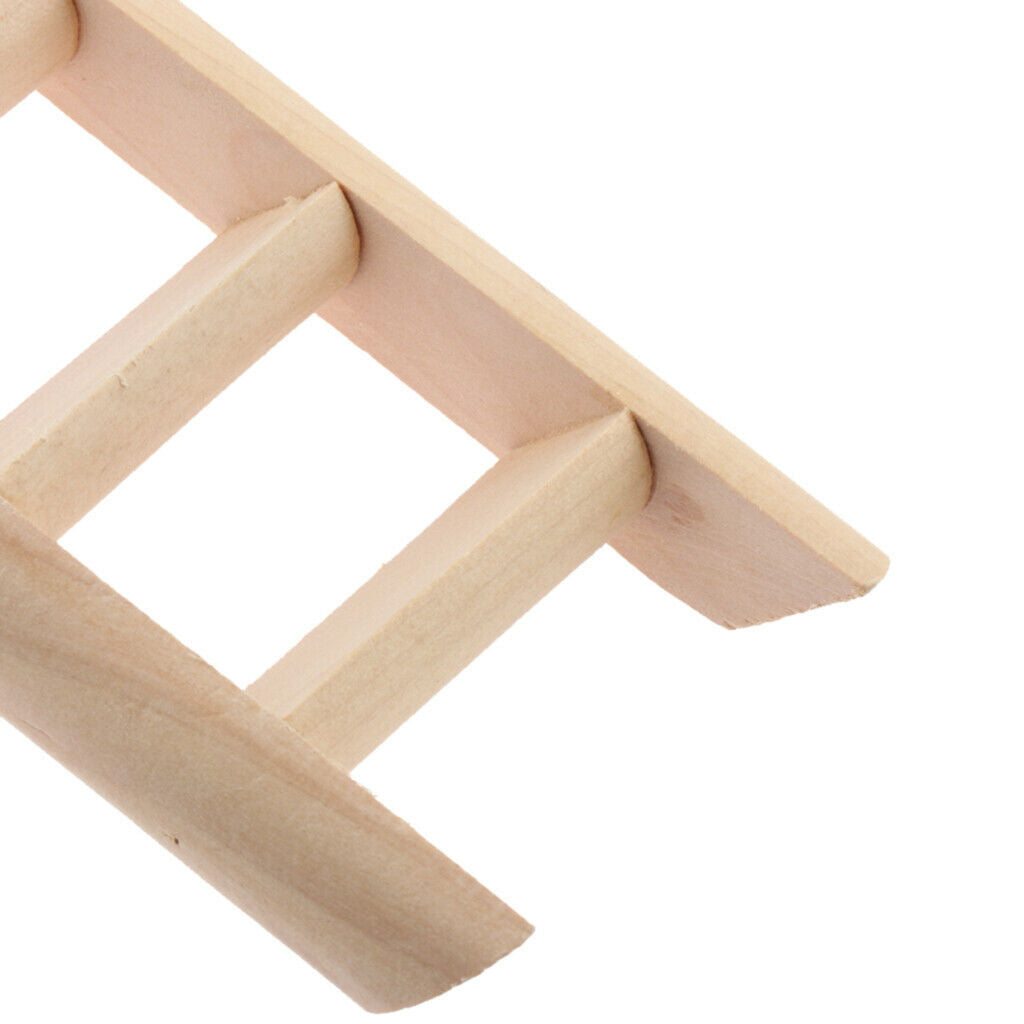 Natural Wood Small Animal Climbing Ladder Hamster Ladder for Pet Training