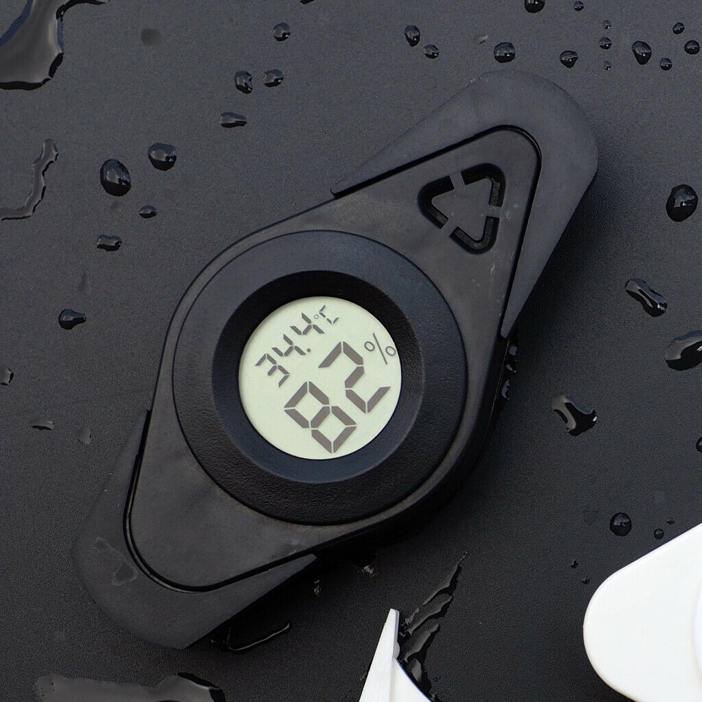 Digital humidity temperature display guitar thermometer humidifier
