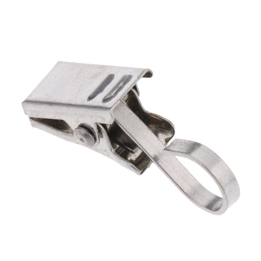 10Pcs Shower Curtain Clips with Hook Gliding Clamp Hanger Clips Peg Pin 35mm,