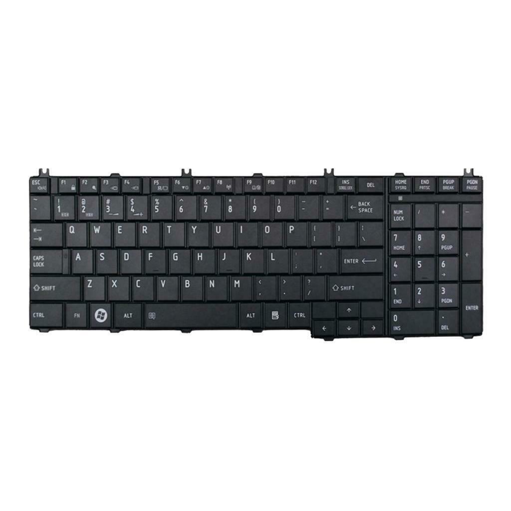 New US Laptop Keyboard ForToshiba Satellite C650 C655 C655D L750 L755 Laptop