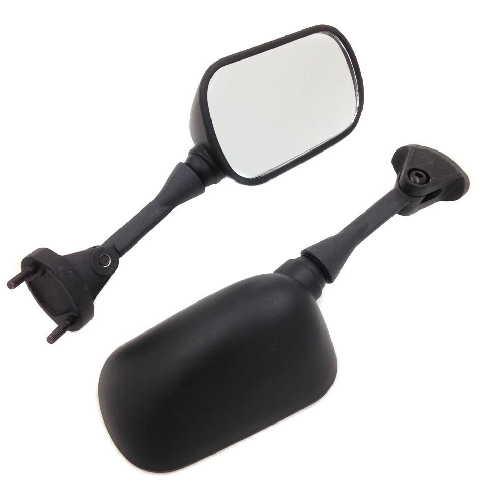 Black Side Racing Mirrors For Kawasa Ninja 05-08 ZX-6R 636 ZX6RR 04-08 Kawasaki