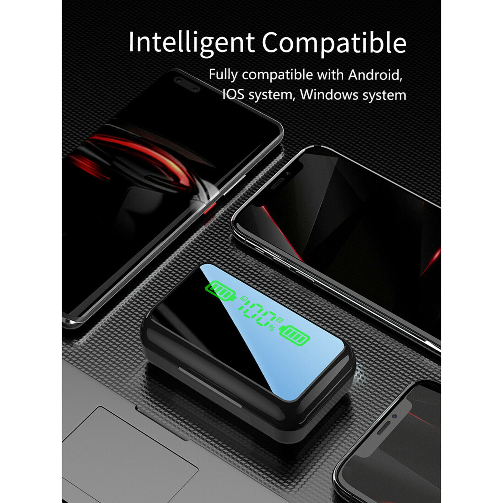 R11 Bluetooth 5.1 True Wireless Earbuds In Ear Touch Control Noise Canceling