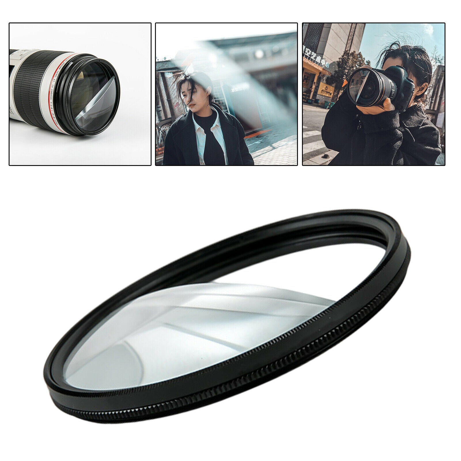 77 mm Split Field Filter +2 diopters Optical glass SLR camera